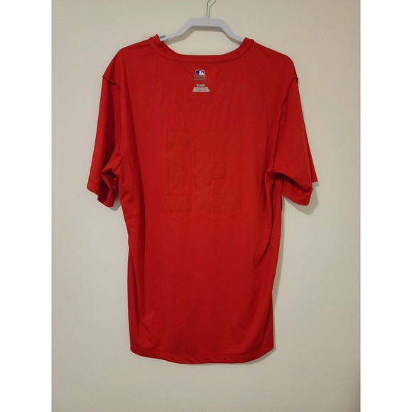 Washington NATS Mens T-Shirt MAX SCHERZER #31 Size XL Red Short Sleeve Baseball - Picture 4 of 7